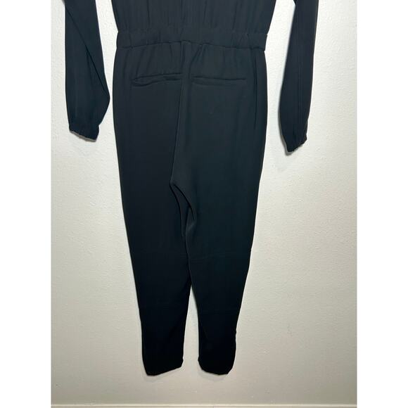 MICHAEL Michael Kors Black Jumpsuit With Zip Front Size XXS - Picture 7 of 9